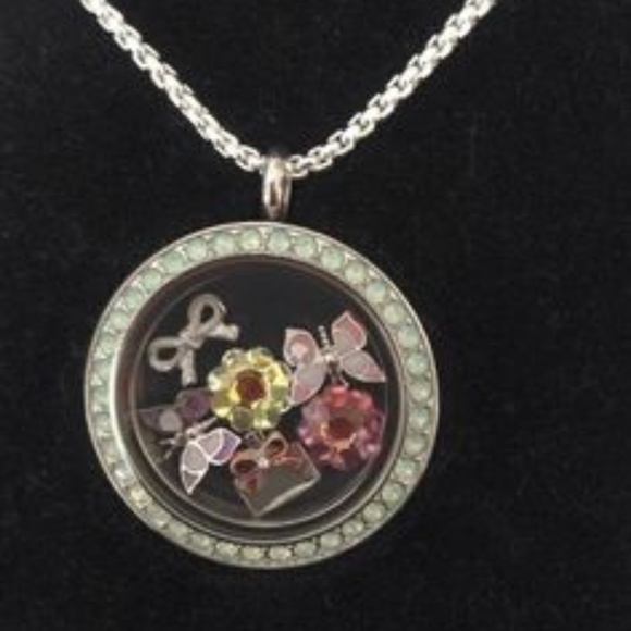 Origami Owl Silver 16-18" Cube Chain NEW - Picture 2 of 4